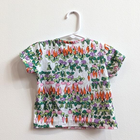 Vtg Her Majesty T-Shirt Unisex Sz 12-18m Vegetables Carrots Layering - Picture 1 of 4